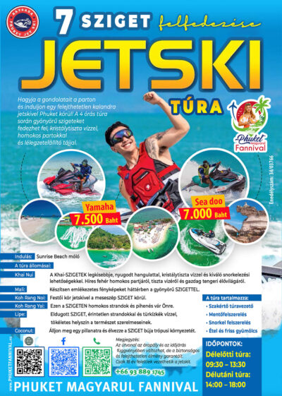 7 sziget jetski túra